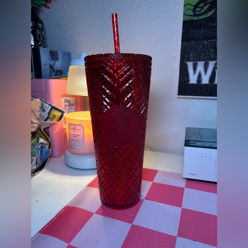 💋Starbucks 2021 Holiday Red Jewel Tumbler – Venti (24 oz)